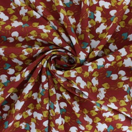♥ Coupon 20 cm X 140 cm ♥ Tissu viscose Kisnek - pepper