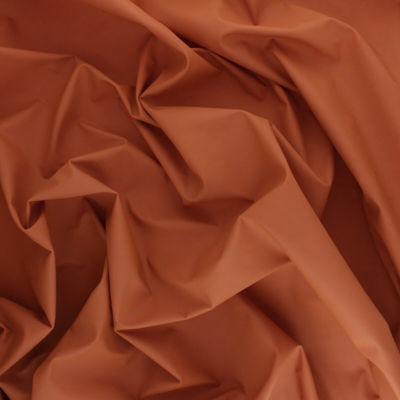 Waterproof fabric matte Special raincoat fabric rust red MPM