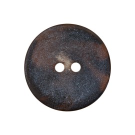 11 mm//18 L Round Polyester tige Bouton-Bleu Pâle