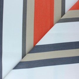 Sunny Outdoor canvas fabric - orange Tango x 10cm
