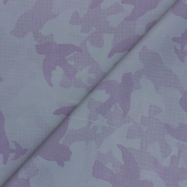 Moutons Noir Blanc Nature 80/% coton lin aspect toile tissu neuf