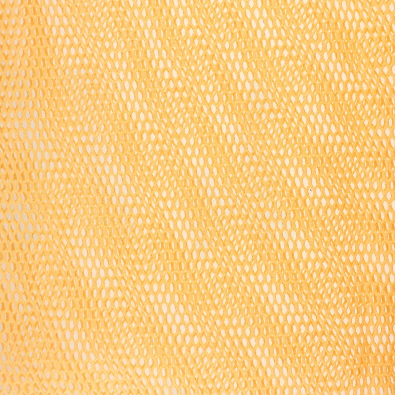 Zero waste sewing : organic cotton Mesh fabric - yellow - MPM