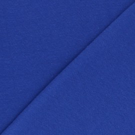 Jersey tubulaire Bio - bleu roi x 10cm