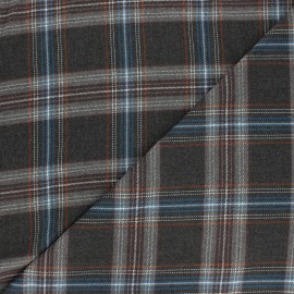 ♥ Coupon 60 cm X 145 cm ♥ Polyviscose elastane fabric - grey Waterloo