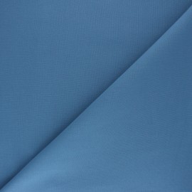 Plain cotton fabric - Bleu de France Nuance x 10cm