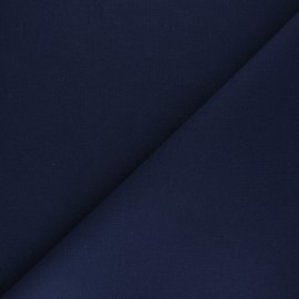 Plain cotton fabric - navy blue Nuance x 10cm
