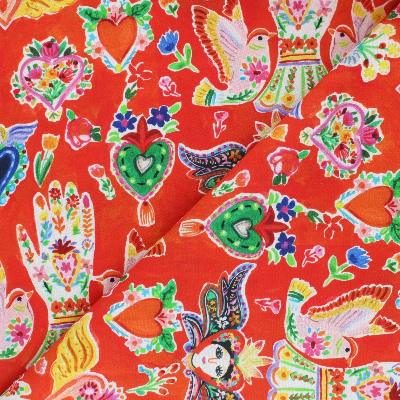 Dear Stella Cotton fabric Viva Mexico Milagros MPM