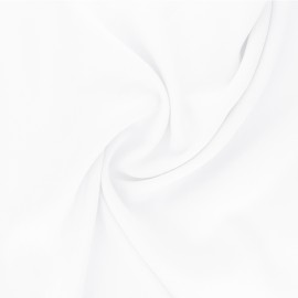 Tissu Viscose uni Intemporel - blanc x 10cm