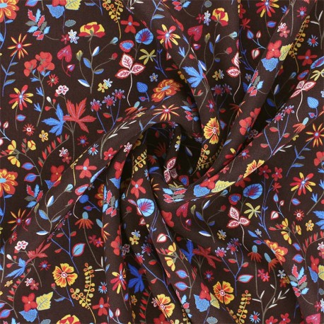 Liberty Silk fabric - Botanist's Diary C x 10cm