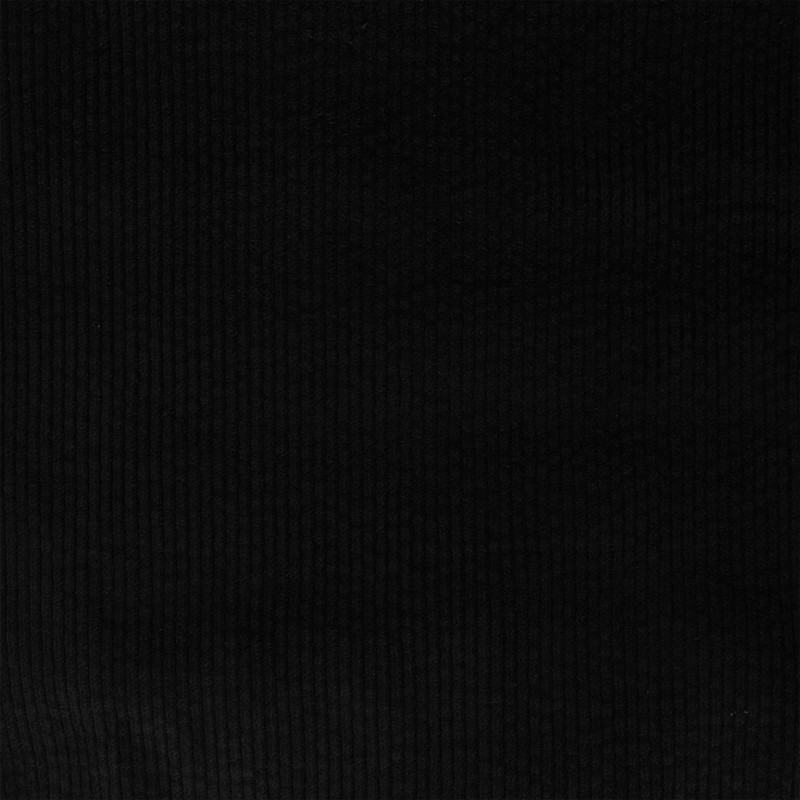 Tissu velours côtelé washé Cardiff noir Ma Petite Mercerie