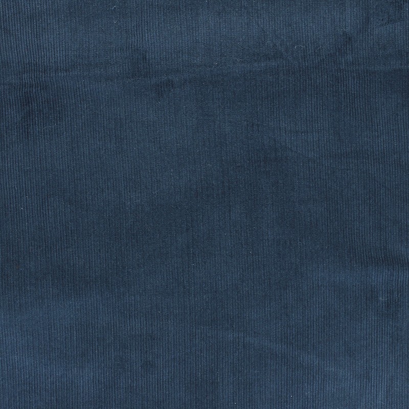 Washed milleraies velvet fabric steel blue Infinité MPM