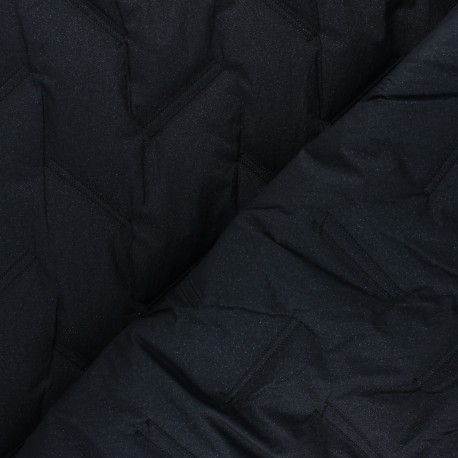 black quilted lining