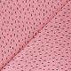 Poppy Jersey fabric - pink Playfull stripes x 10cm