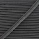 14mm Woven Piping - anthracite Antoine x 1m