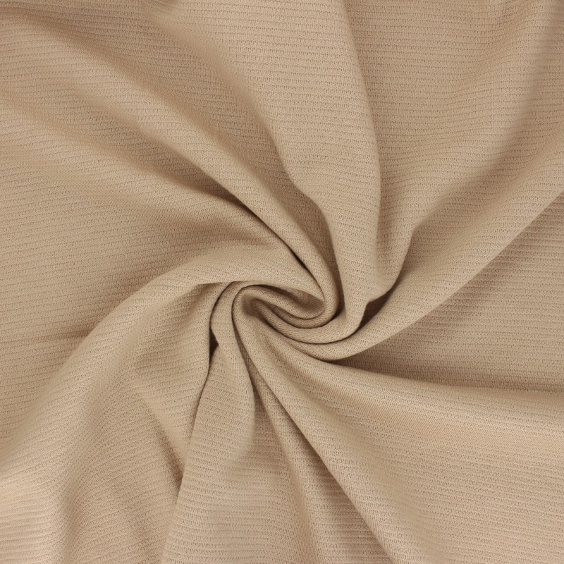 organic certified fabric Ribbed Knitted fabric Sand Ottoman MPM