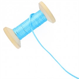 Queue de rat 2.5 mm - turquoise - bobine de 25 m