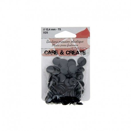 25 round snap-buttons - night blue Colora