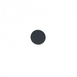 Peach touch zamak button - black