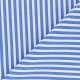 Striped seersucker fabric - sapphire blue Augustin x 10cm