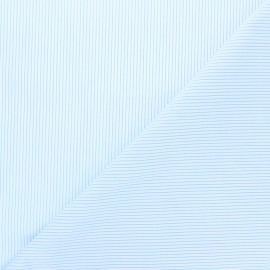 Poplin cotton fabric - sky blue Alix x 10cm