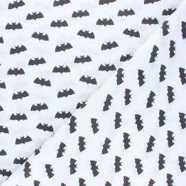 Cretonne cotton fabric - white Batman  x 10 cm