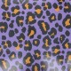 Coated cotton fabric Rico Design - purple Acid leo x 10cm