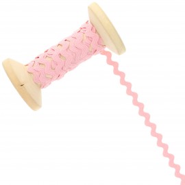 8 mm Rick Rack Trim Roll - Pink
