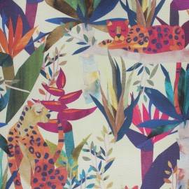 Dralon® outdoor canvas fabric - sand Léo x 10cm
