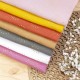 Double gauze fabric - honey Fireworks x 10cm