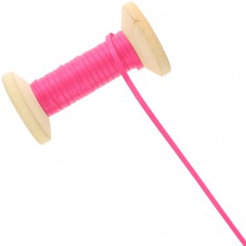 3 mm Double Sided Satin Ribbon Roll - Bright Pink