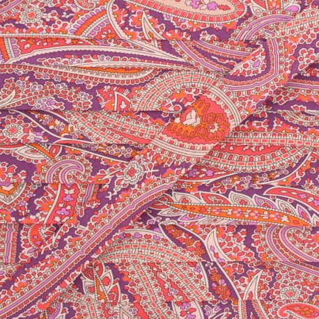 20 mm Liberty bias binding - Paisley Park C x 1m