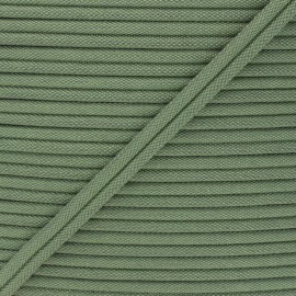 11mm Double Piping - khaki green Henriette x 1m