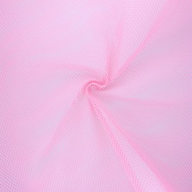 Polyester mesh fabric - light pink x 10cm