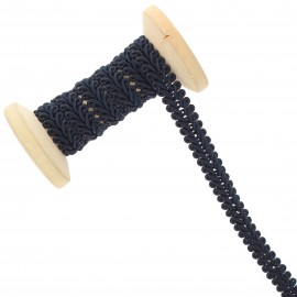 9 mm Gimp braid Roll - Midnight Blue