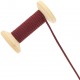 3 mm Cotton Braid Ribbon Roll - Burgundy
