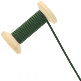 3 mm Cotton Braid Ribbon Roll - Loden Green