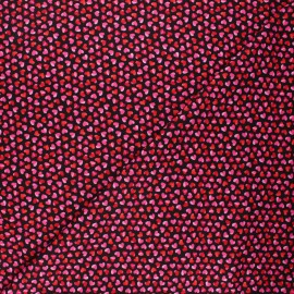 Timeless Treasures cotton fabric - pink/black Pop love x 10cm