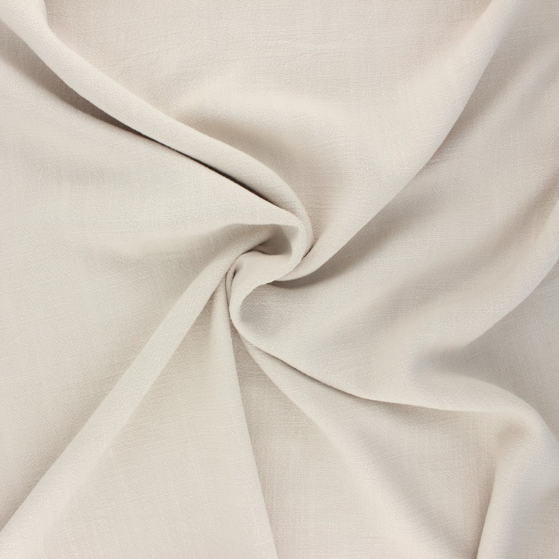 Plain linen and viscose fabric raw Ma Petite Mercerie