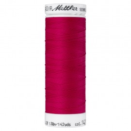 Elastic thread bobbin Mettler Seraflex 130m - N°1421 - fuchsia pink