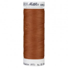 Elastic thread bobbin Mettler Seraflex 130m - N°1054 - rust