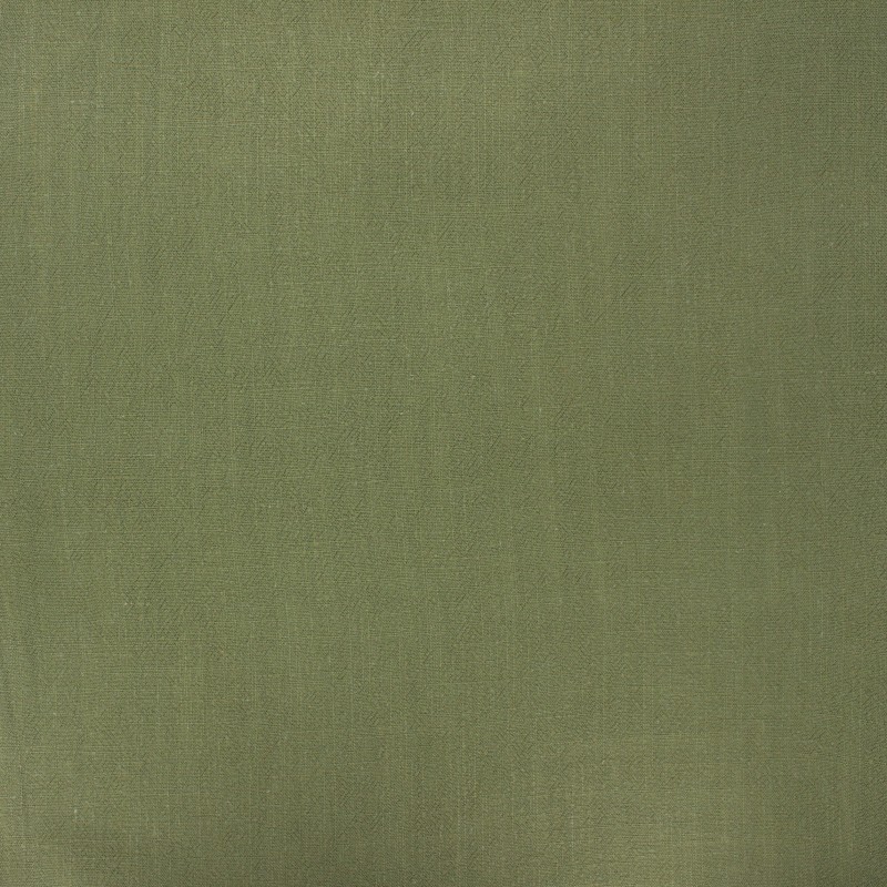 Plain linen and viscose fabric khaki green Ma Petite Mercerie