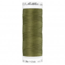 Bobine de fil élastique Mettler Seraflex 130m - N°420 - vert olive
