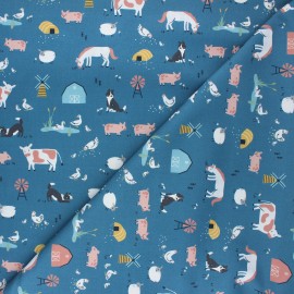 Cotton Dashwood Studio fabric - Farm life Farm days x 10cm