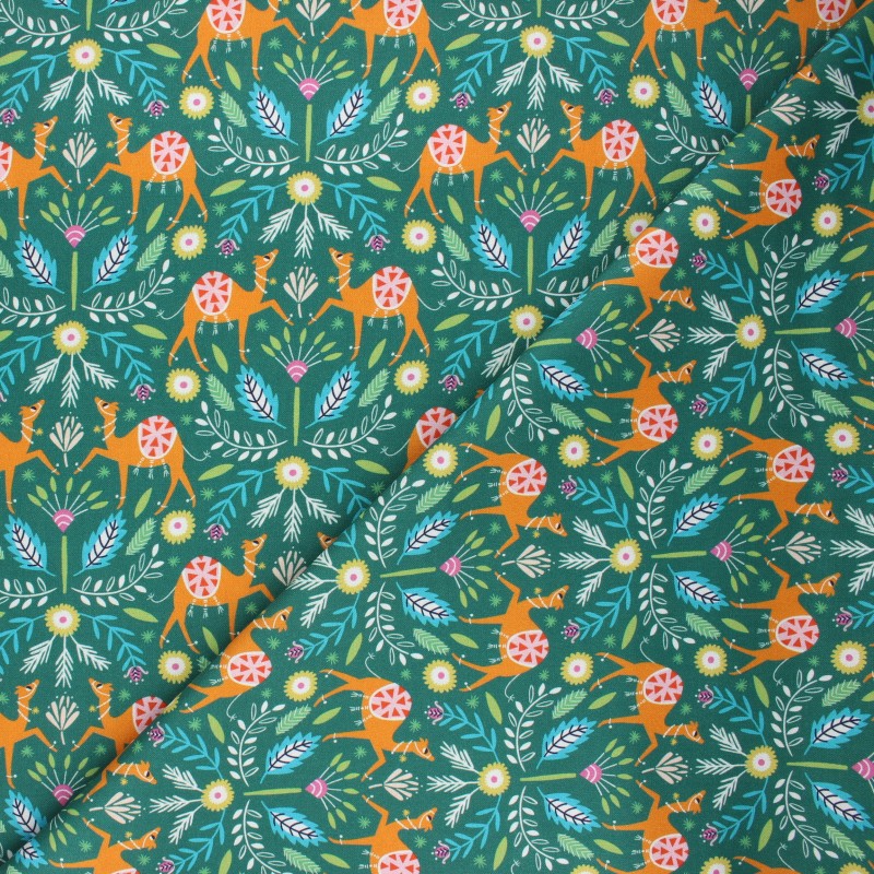 Tissu coton Dashwood Studio Silk roads Dromedary