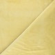 Tissu jersey velours éponge - jaune paille x 10cm