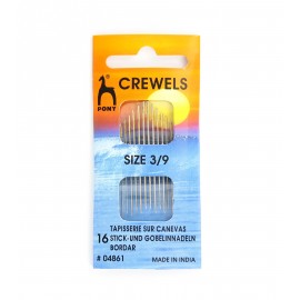 Long Crewels needles, size n°3/9 PONY