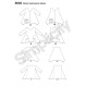 Asymmetric wide blouse sewing pattern for Woman - Simplicity n°8603