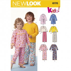 Patron Ensemble Pyjama Enfant - New Look 6170