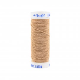 fil elastique beige