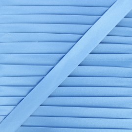 20 mm satin bias binding - sky blue x 1m